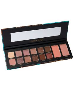 Laura's Essentials Blushing & Blissful 12 Multi-Finish Eyeshadows 1 Highlighter. 1 Blush